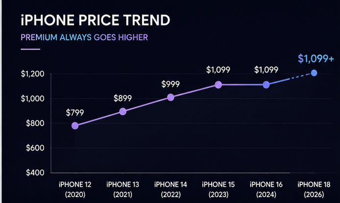 price of vevery iphone